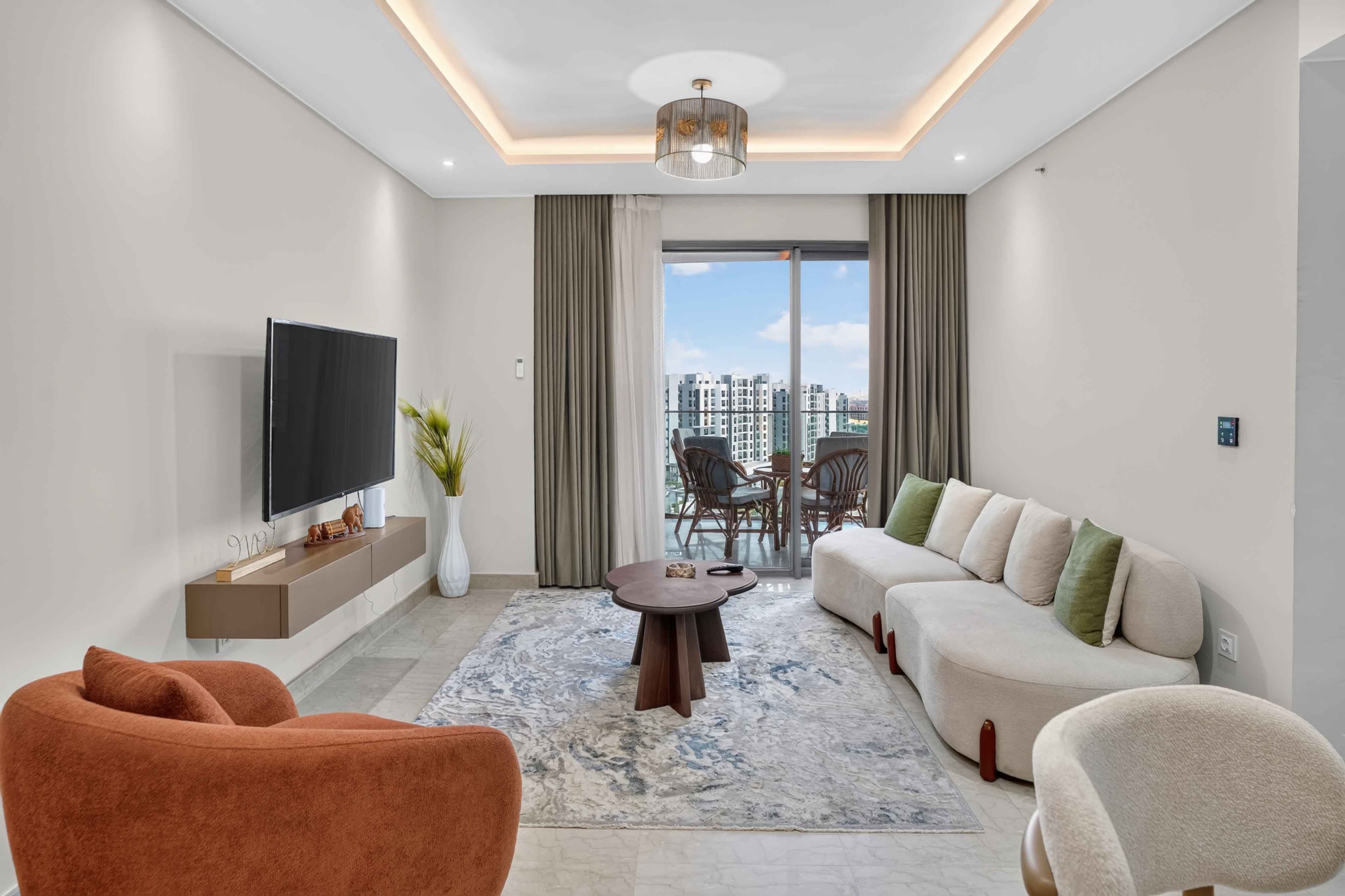 صورة Peaceful 2BR Apartment - Sheikh Zayed - ZED Towers  1